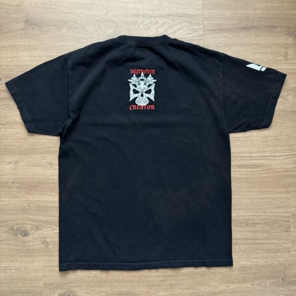 Triple H WWE Shirt Mens M Black Wrestling Perditor Aedificator Short Sleeve Tee - Picture 3 of 9